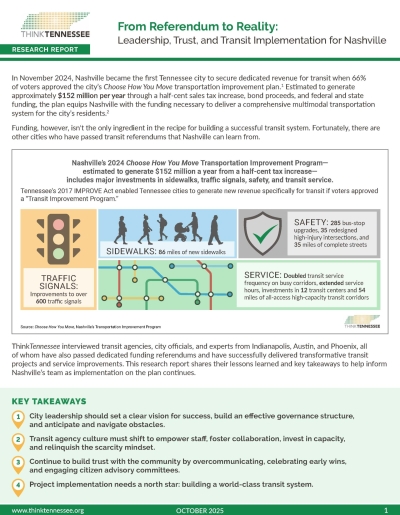 cover image from referendum to reality - Think Tennessee
